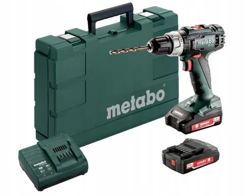 Metabo BS 18 L 18 V Tornavida (602321500), 2 adet 2 Ah Pil, şarj cihazı, kılıf