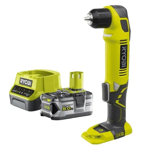 Wiertarko-wkrętarka RYOBI RAD1801M + Akumulator RYOBI RC18120-150 5Ah 18V + Ładowarka