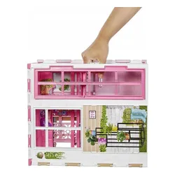Barbie Kompaktowy domek + lalka (HCD48)