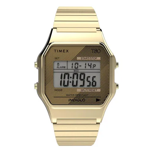 Timex T80 TW2R79000 Gold / Gold saati