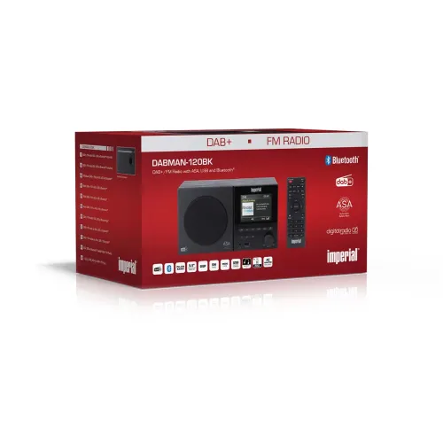 Radioodbiornik Imperial DABMAN 120 Radio FM DAB+ Bluetooth Czarny