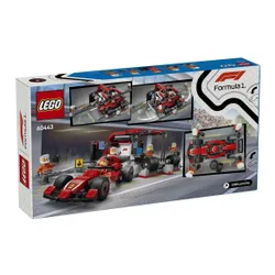 LEGO City 60443 F1 Pit stop i mechanicy z bolidem Ferrari