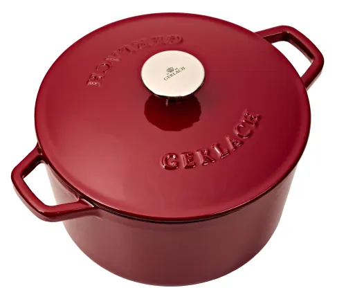 Garnek Gerlach Natur Iron Indukcja Żeliwo 3l Bordowy