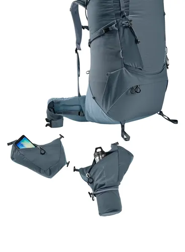 Plecak trekkingowy Deuter Aircontact 70+10 - graphit/shale