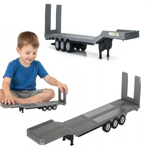 Zdalnie sterowany samochód COIL przyczepa naczepa do Scani skala 1:18