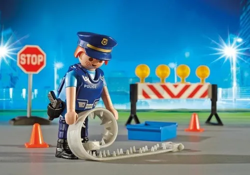 PLAYMOBIL 6924 Blokada policyjna