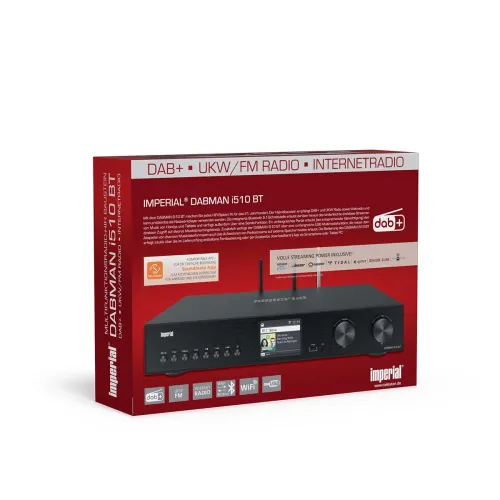 Radioodbiornik Imperial DABMAN i510 BT Radio FM DAB+ Bluetooth Czarny