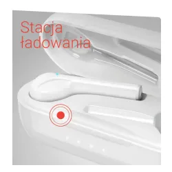 Słuchawki bezprzewodowe Hama Spirit Go Dokanałowe Bluetooth 5.0 Biały