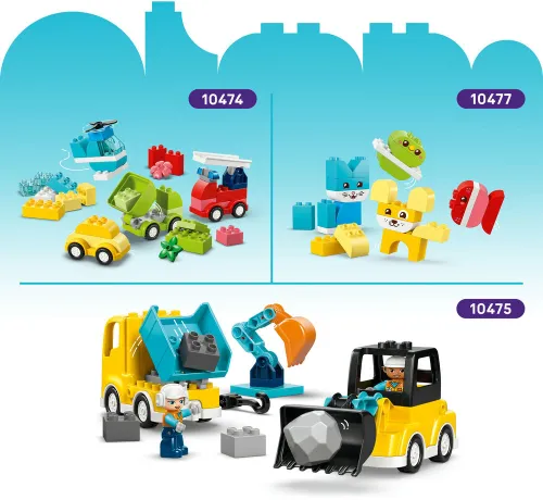 LEGO 10473 DUPLO Wóz strażacki z wężem i strażakiem