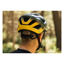 Kask rowerowy LAZER Cerro KinetiCore Żółto-zielony MTB (rozmiar M)