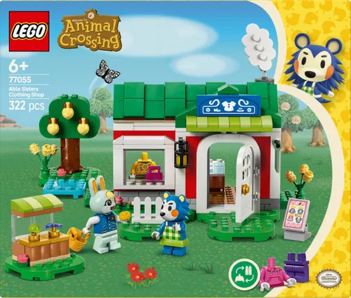 LEGO Klocki Animal Crossing 77055 Able Sisters i sklep odzieżowy