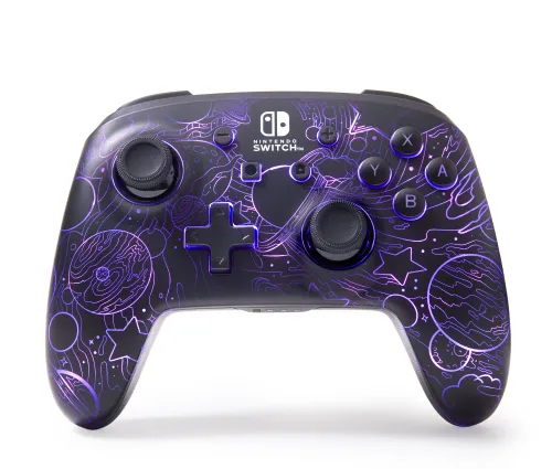 Pad PowerA Enhanced Wireless Controller with Lumectra Galactic Vortex do Nintendo Switch Bezprzewodowy Czarny