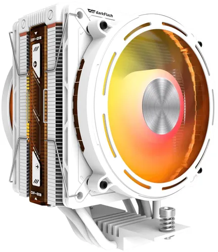 Chłodzenie CPU DARKFLASH Explore E400 Plus ARGB Biały