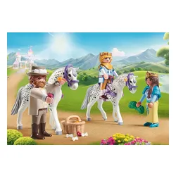 Playmobil Zestaw z figurkami Princess Magic Przejażdżka z parą książęcą