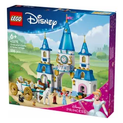 LEGO Klocki Disney 43275 Zamek Kopciuszka i kareta