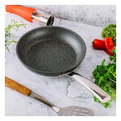 TESCOMA President 24 cm czarna - patelnia nieprzywierająca