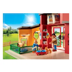 Playmobil Zestaw z figurkami My Life 71599 Hotel dla zwierząt Łapka