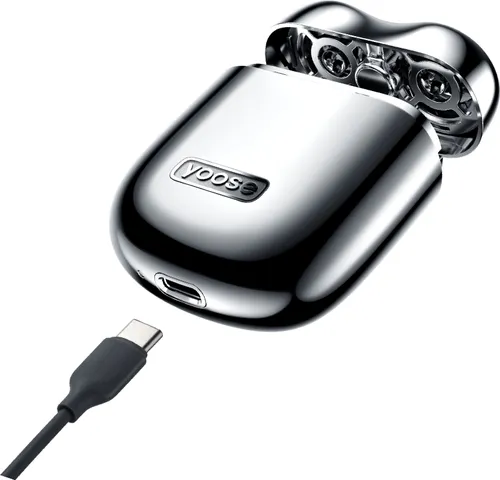 Golarka YOOSE Mini 2 Srebrny + Trymer do nosa Na mokro i sucho