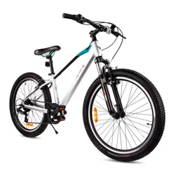 Rower młodzieżowy SUN BABY Verdant Juniper 24 cale dla chłopca Srebrny