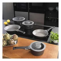 TOGNANA Ambiziosa 4 l - garnek aluminiowy z nakładkami na uchwyty