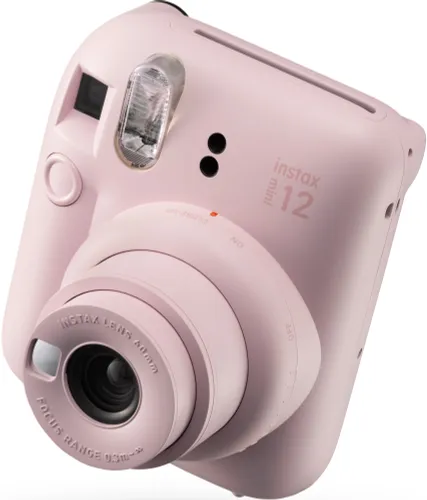 Aparat FUJIFILM Instax Mini 12 Różowy Pokrowiec + Album + Ramki + Sznurek + Klamerki