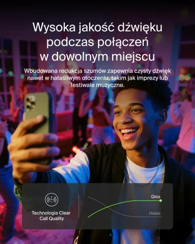 Słuchawki bezprzewodowe Belkin SoundForm Anywhere Douszne Bluetooth 5.4 Czarny