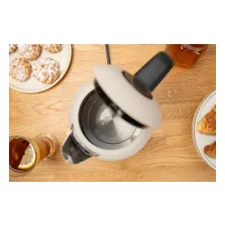 Электрический чайник Zelmer Velvet Touch, бежево-черный