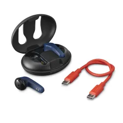 Słuchawki bezprzewodowe Hama Spirit Unchained ENC Douszne Bluetooth 5.3 Niebieski