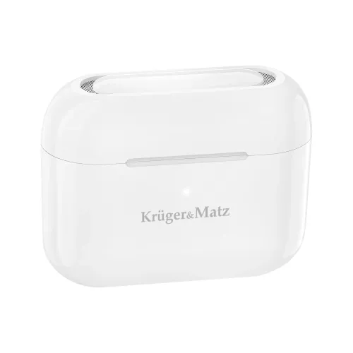 Słuchawki bezprzewodowe Kruger & Matz M4 Pro KMPM4 Dokanałowe Bluetooth 5.0 Biały