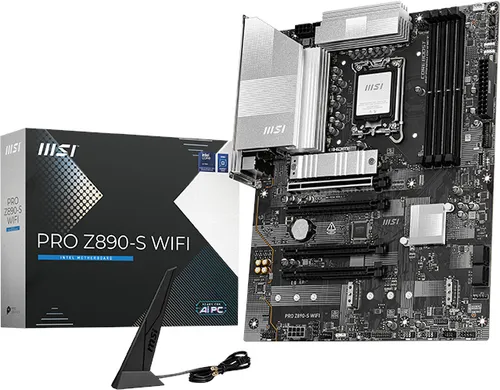 Płyta główna MSI Pro Z890-S WiFi + Procesor INTEL Core Ultra 7-265K