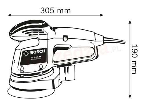 Bosch GEX Taşlama Makinesi 34-125