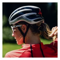 Kask rowerowy Abus AirBreaker srebrny