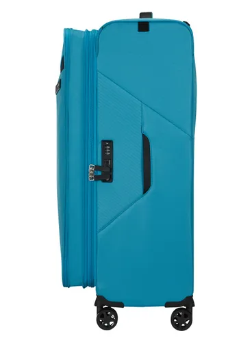 Большой расширяемый чемодан Samsonite Litebeam-ocean blue