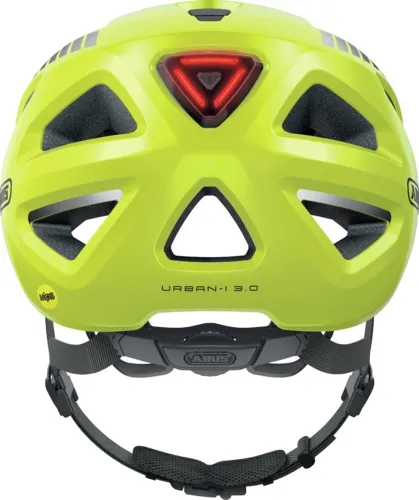 Kask rowerowy ABUS Urban-I 3.0 Signal Żółty Miejski (rozmiar M) MIPS