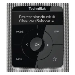 Radioodbiornik TechniSat DigitRadio 2 S Radio FM DAB+ Bluetooth Czarno-biały