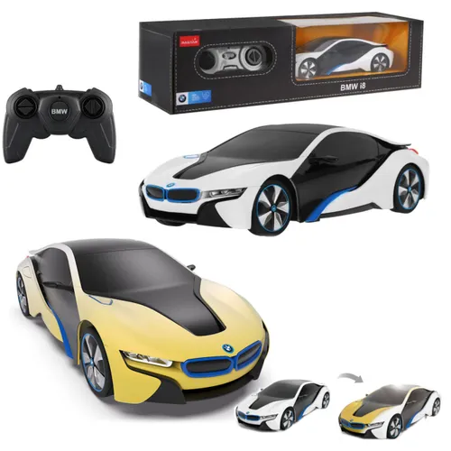 Zdalnie sterowany samochód COIL Auto RC Pilot LED BMW i8-UV zmienia kolor 1:24