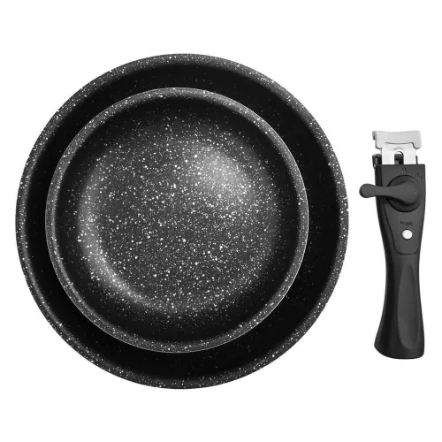 Patelnia granitowa GRANDE 20 / 26 cm 3 el.