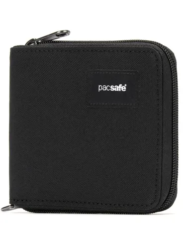 Portfel antykradzieżowy Pacsafe RFIDsafe Zip Around Wallet - jet black