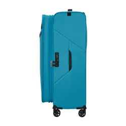 Большой расширяемый чемодан Samsonite Litebeam-ocean blue