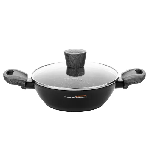 Garnek aluminiowy z pokrywką niski FLORINA BONO 1,6 l