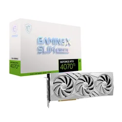 Karta graficzna MSI GeForce RTX 4070 Ti GAMING X SLIM White 12GB GDDR6X 192bit DLSS