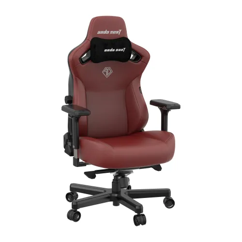 Fotel Anda Seat Kaiser 3 L Gamingowy do 150kg Skóra ECO Bordowy