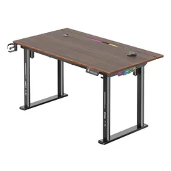 Biurko gamingowe COBRA Electra S CRF1423ELBNRGB Brązowy