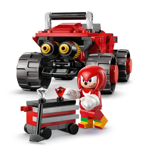 LEGO 77118 Sonic the Hedgehog Silver w samochodzie kontra Knuckles w monster trucku