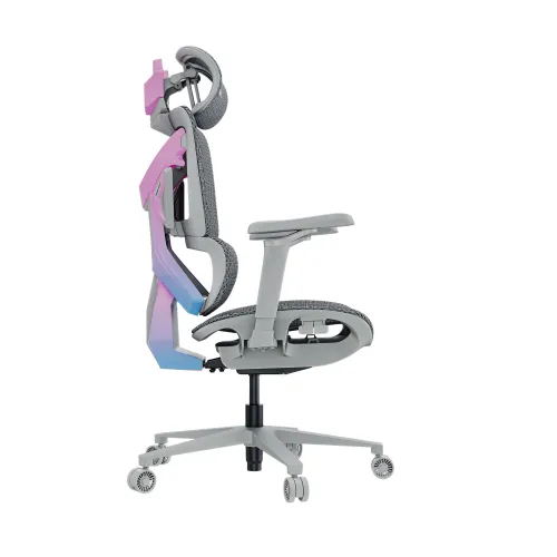 Fotel Anda Seat X-Air Pro XL Gamingowy do 120kg Tkanina Szaro-różowy