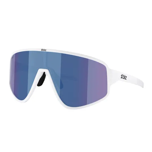 Okulary przeciwsłoneczne Bliz A004 matte white/grey blue mirror