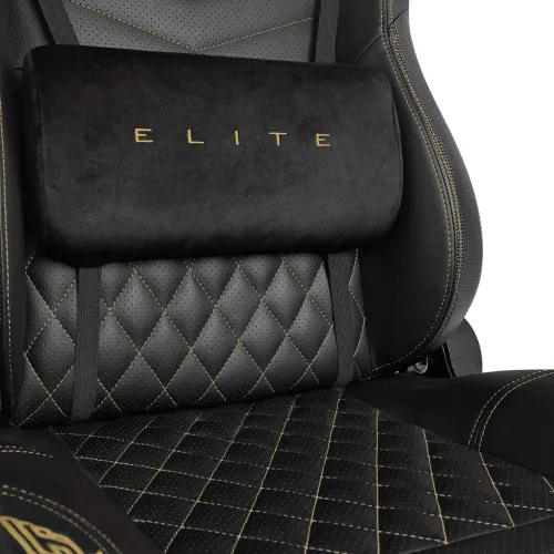 Fotel GAMVIS Elite 2.0 Pro XL Czarny (złote elementy)
