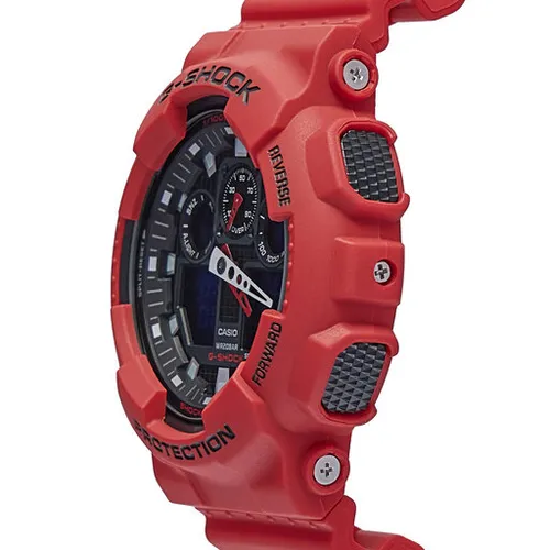 G-Shock GA-100B-4aer Kırmızı / Kırmızı Saatler