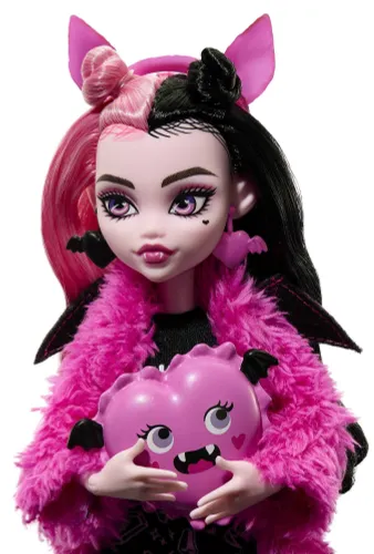 Lalka MONSTER HIGH Piżama Party Draculaura HKY66