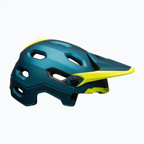 Kask rowerowy Bell FF Super DH MIPS Spherical matte gloss blue/hiviz